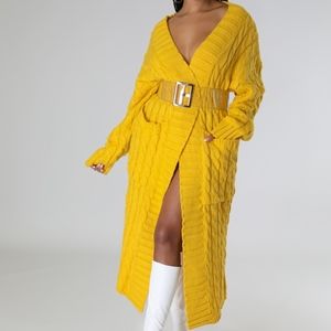 Golden Sweeper Cardigan